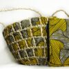 Panier Ecrin d'Afrique en paille tressée + pochette