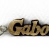 Porte clé personnalisé en bois (Gabon)