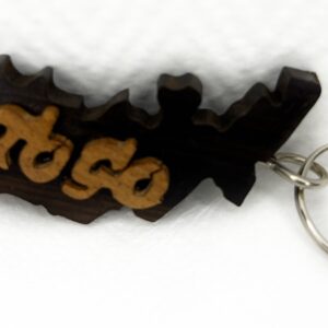 Porte clé personnalisé en bois (Togo)