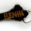 Porte clé personnalisé en bois (Bénin)