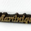 Porte clé personnalisé en bois (Martinique)
