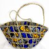 Panier Ecrin d'Afrique, décoration en tissus wax