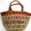 Panier Ecrin d'Afrique, intérieur en tissus wax