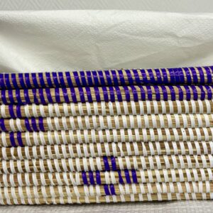 Boite à mouchoirs artisanale "violet"