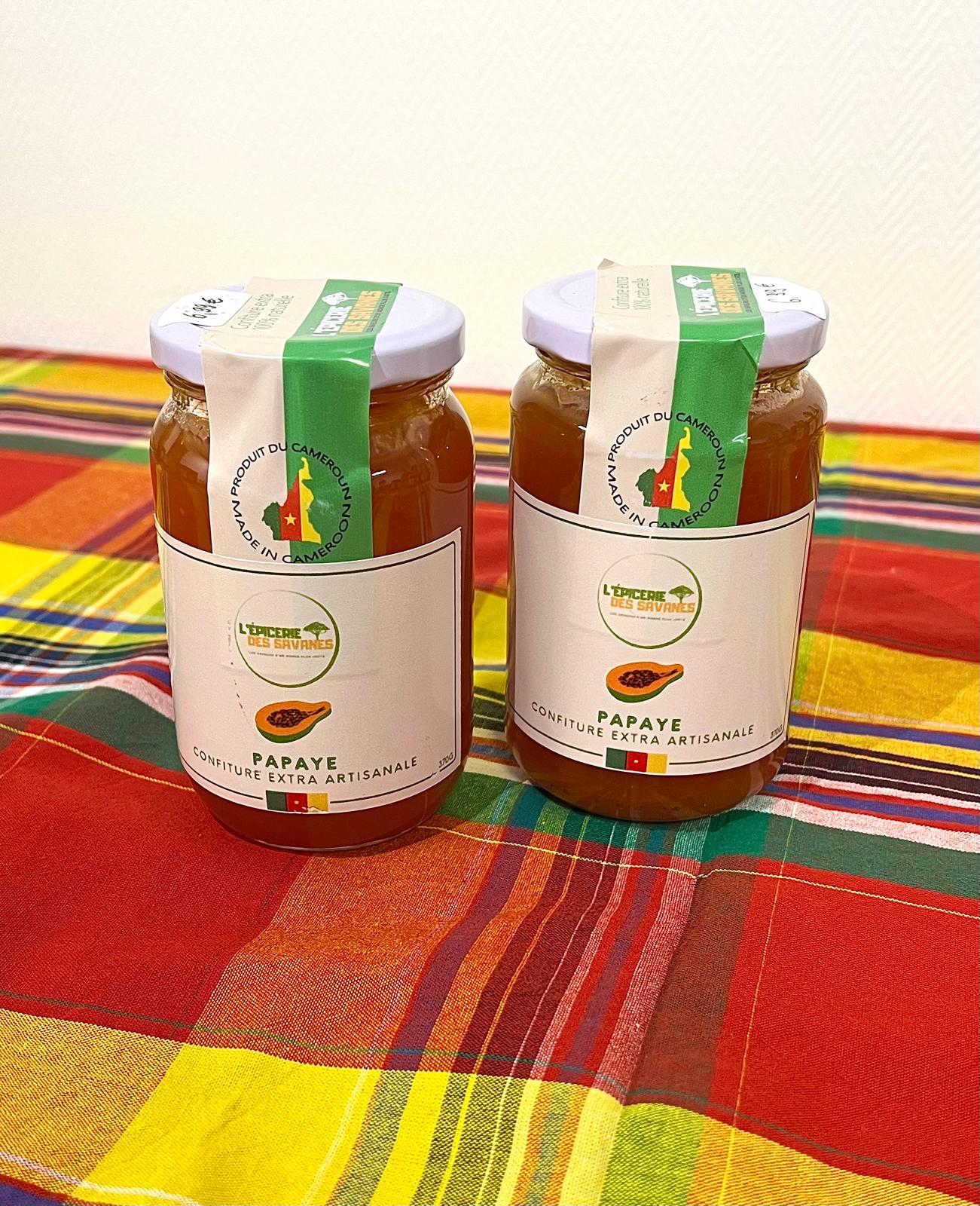 Confiture artisanale de papaye 370g