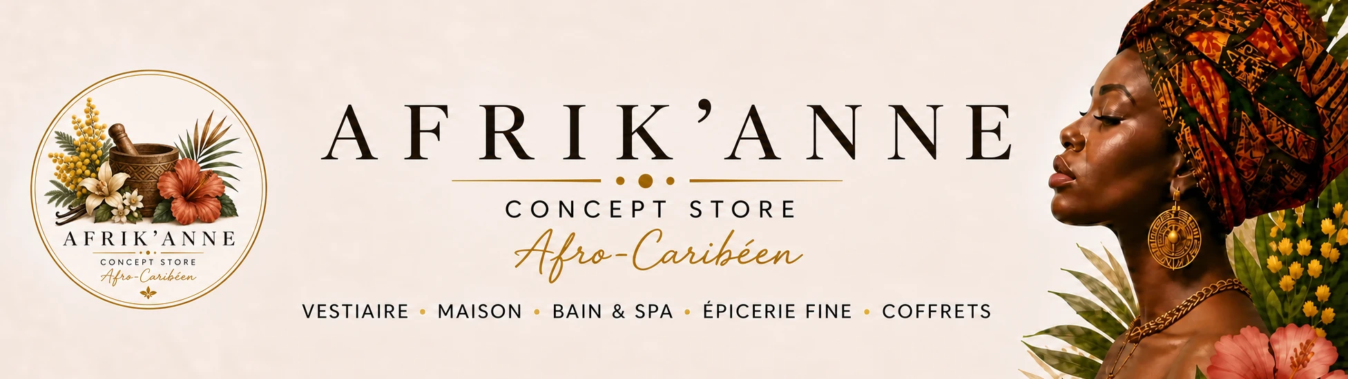 Bannière Boutique Afrik'Anne